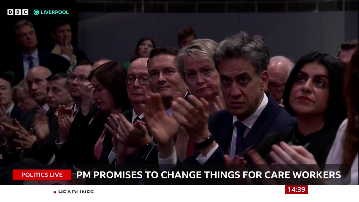 Burnham says National Care Service “will be a landmark policy as significant as the creation of the NHS itself” He confirms the state pension triple lock will be adjusted from 2030, generating savings to help “build up” the service Follow live: