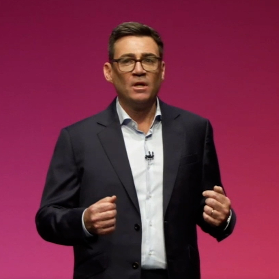 ‘A country of solidarity, not separation… that’s the Britain that my dad represented.’ Andy Burnham fought back tears at the Labour Party Conference while speaking about his father who died two weeks ago.