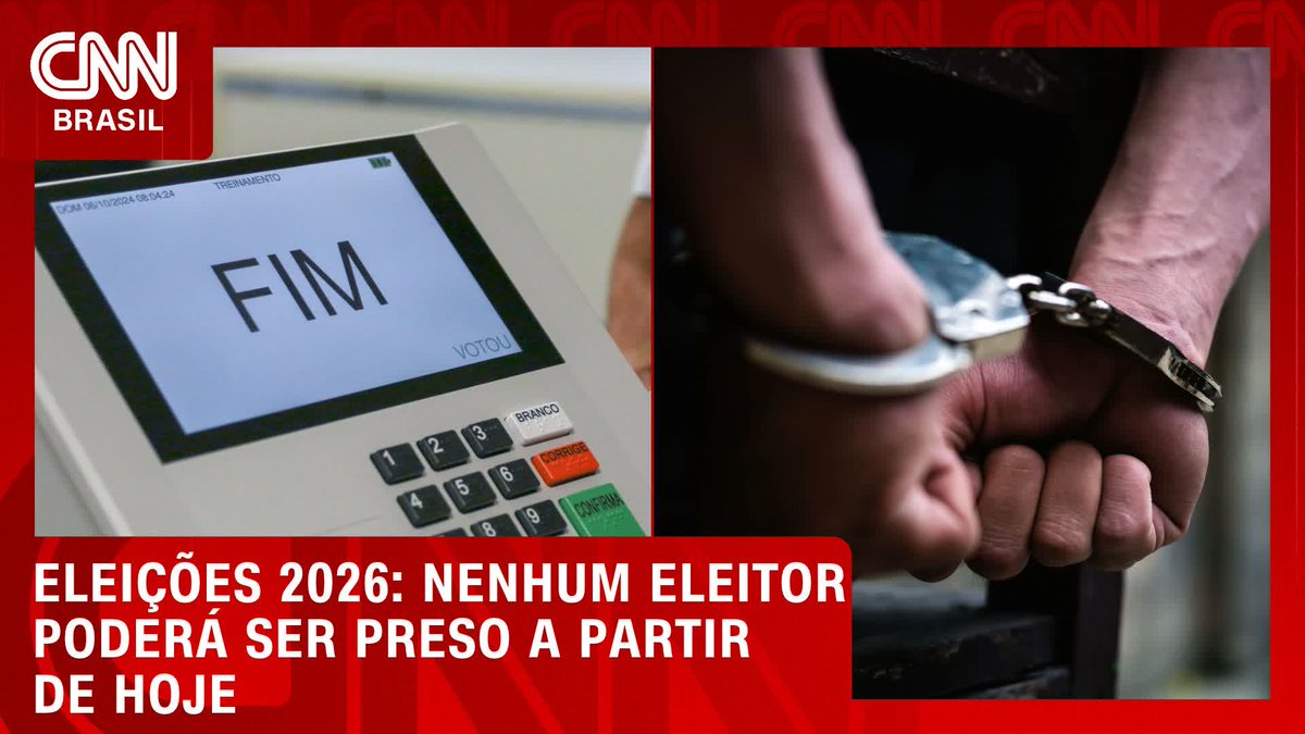 Nenhum eleitor poderá ser preso a partir de hoje; assista #LiveCNNBrasil