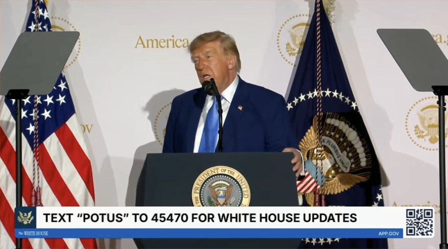Trump on the White House's new AI: "It cannot, in theory, be hacked into. And when they figure a way to do that, we'll end it. Because they always figure a way."