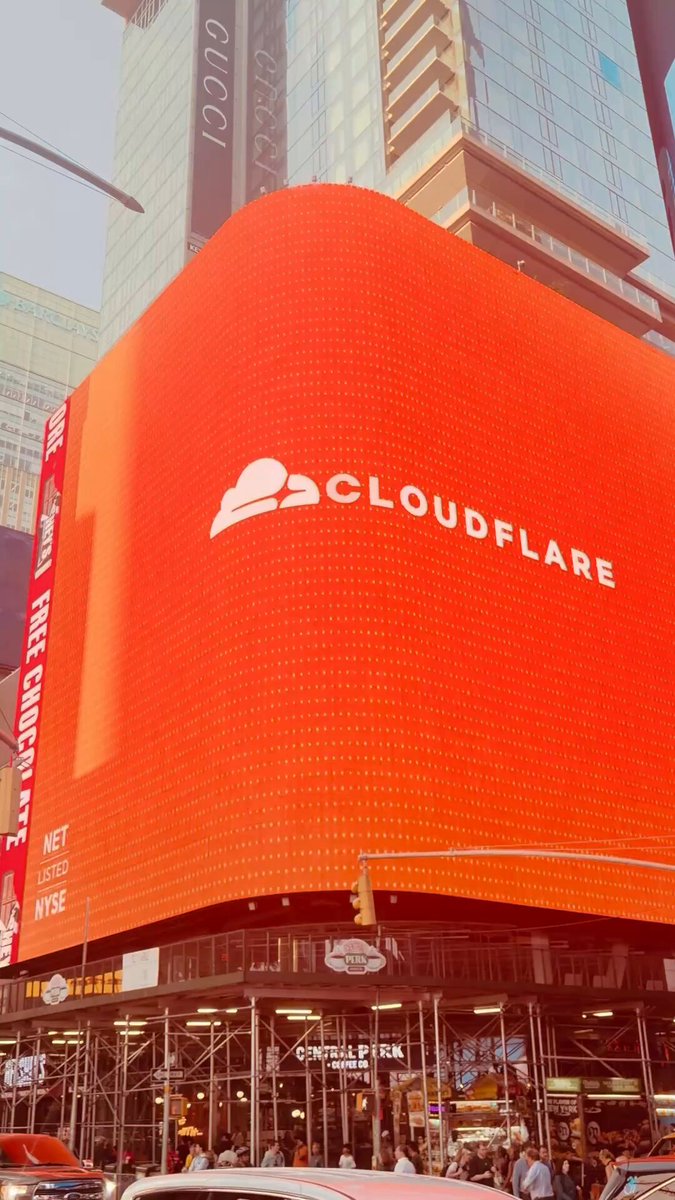 helped announce cloudflare fed ramp high a few months ago → powering today 🧡