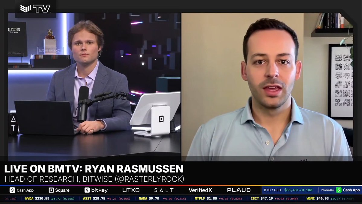 JUST IN: Bitwise Head of Research says sovereign wealth funds are selling gold to buy Bitcoin 👀 "One of the sovereign wealth funds we spoke to were actually selling their gold reserves to fund Bitcoin purchases." 🚀