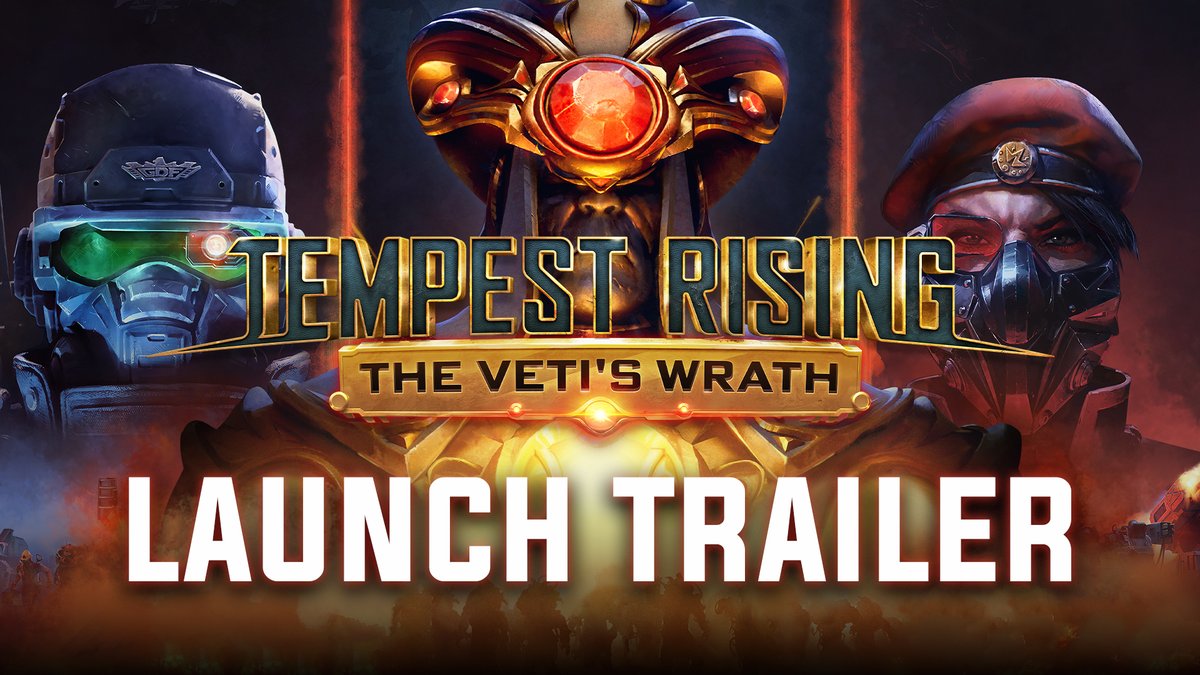 ⚠️ Rise. Subjugate. Reclaim. The Veti's Wrath Expansion and the third faction for Tempest Rising are out NOW on Steam!