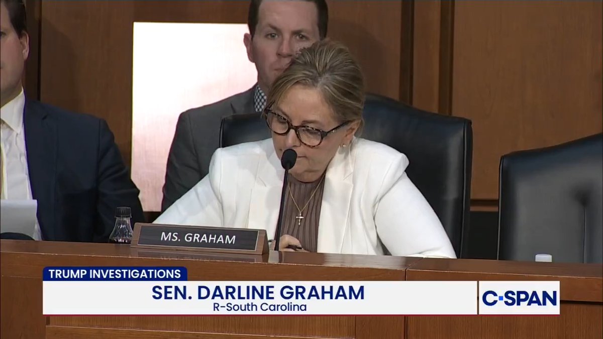 Jack Smith says Lindsey Graham was not under investigation and Sen. Darline Graham (R-SC) responds: "I think you were just trying to bully my brother and other allies of President Trump. You caused my brother and a lot of other Senators a lot of stress and that makes me sick."