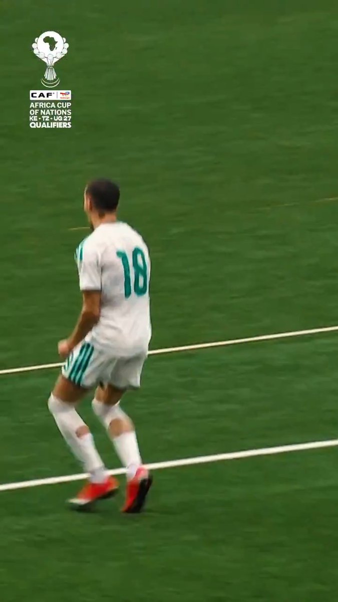 Boulbina brilliance. 😮‍💨🇩🇿 Algeria's equalizer against Burundi in the #TotalEnergiesAFCON2027 Qualifiers.