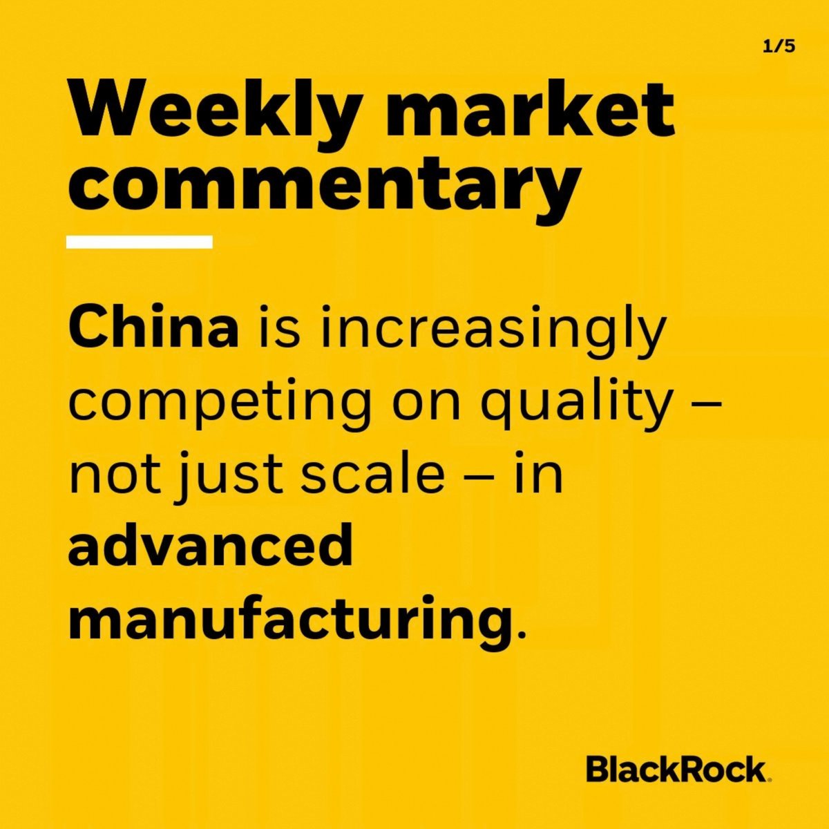 China is moving upmarket in advanced manufacturing, gaining ground in industries including EVs, advanced machinery and AI. What does that mean for companies and investors globally? Read our latest Weekly Commentary for more 👉