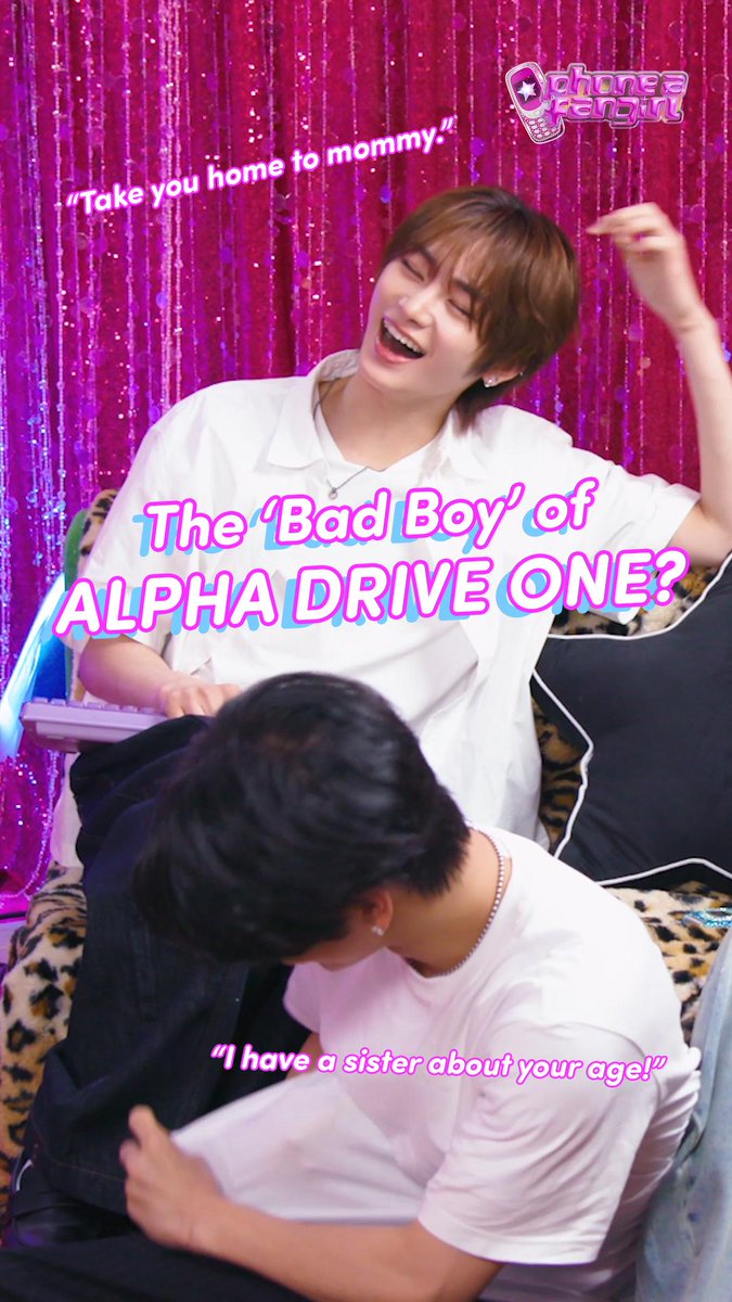 AAHHHHHH THE JACKET MOVE, I’M SCREAMIING AHHHHHH 🙈💕💕 ALPHA DRIVE ONE answers your voicemails on Phone A Fangirl! Watch now on BuzzFeed Celeb on YouTube: #ALPHADRIVEONE #ALD1 #알파드라이브원