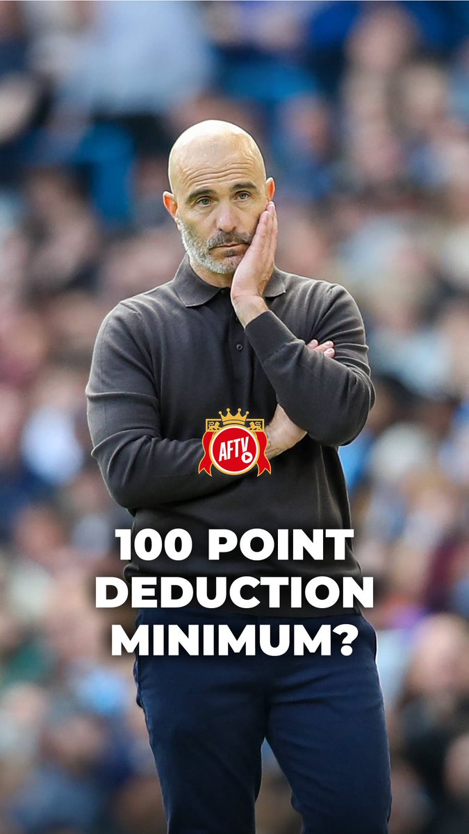 Would a 100 point deduction be a fair punishment for Man City?! 😳 #BiasedPremierLeague