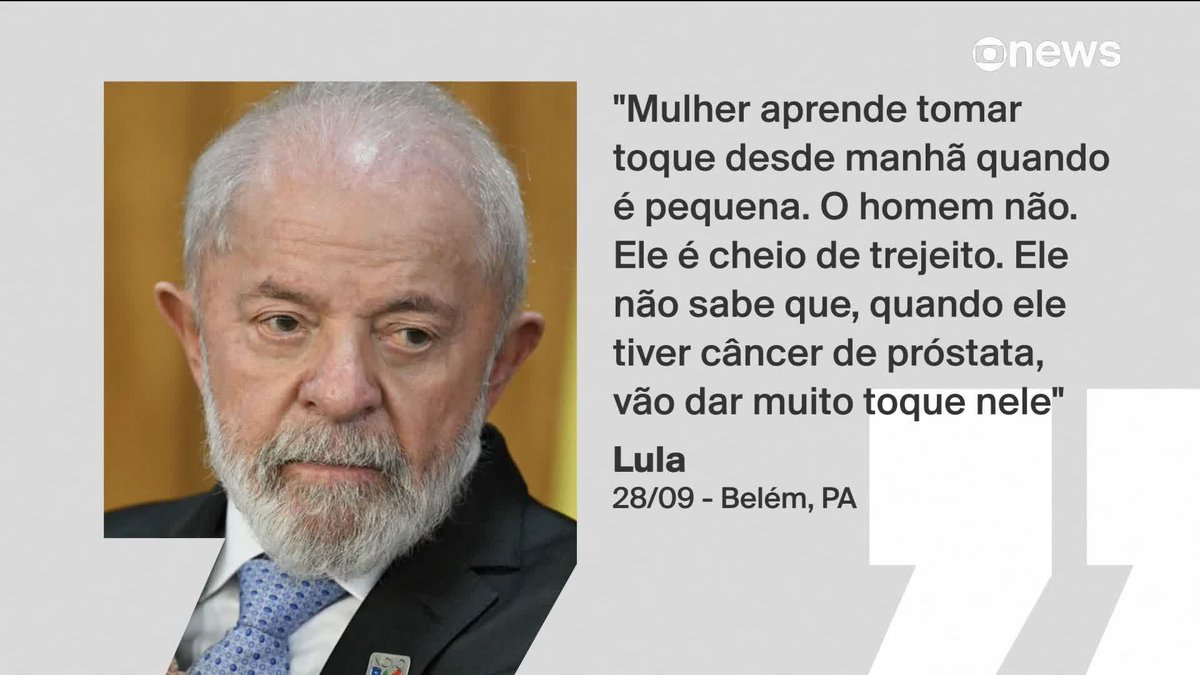 Fala de Lula (PT) sobre exame ginecológico repercute mal e campanha de Flávio Bolsonaro (PL) pretende usá-la na corrida eleitoral. Em nota, a campanha do Partido dos Trabalhadores chamou a situação de "atitude desesperada" do Partido Liberal. ➡️#Estudioi de segunda a sexta, às 13h, na #GloboNews