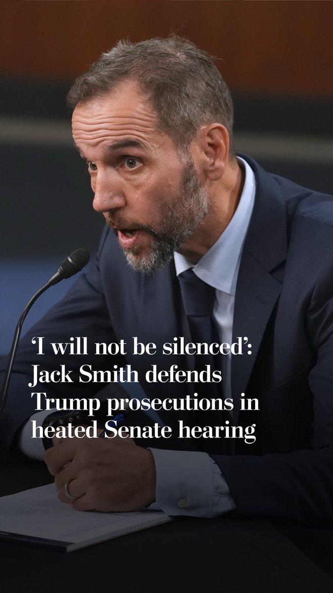 Former special counsel Jack Smith faced the Senate Judiciary Committee to defend his efforts to prosecute President Trump. The proceeding quickly devolved into an opportunity for his critics to deliver a public tongue-lashing.
