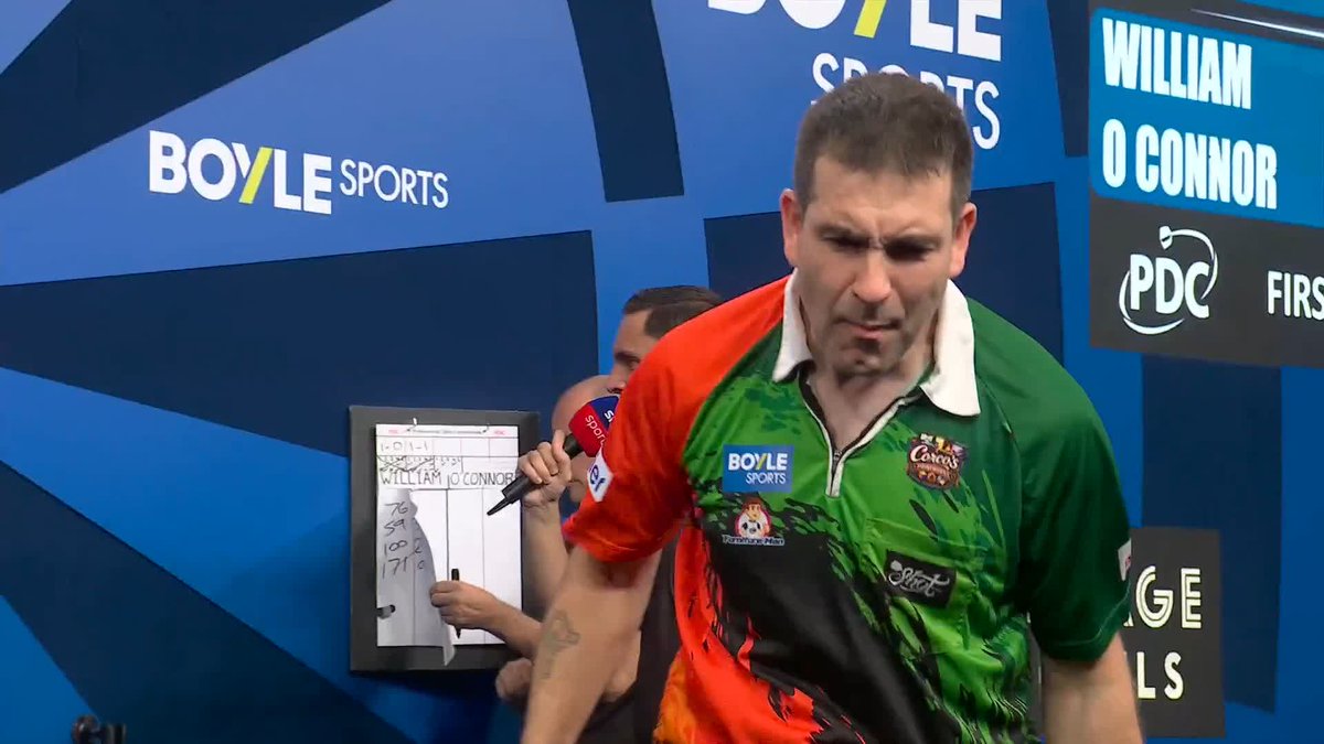 DIRTY DARTS! 😍 Ryan Searle produces a perfect 170 set-up, but doesn't get a shot! 🤯 Sensational darts from both! 👏 📺 #WGPDarts | R1