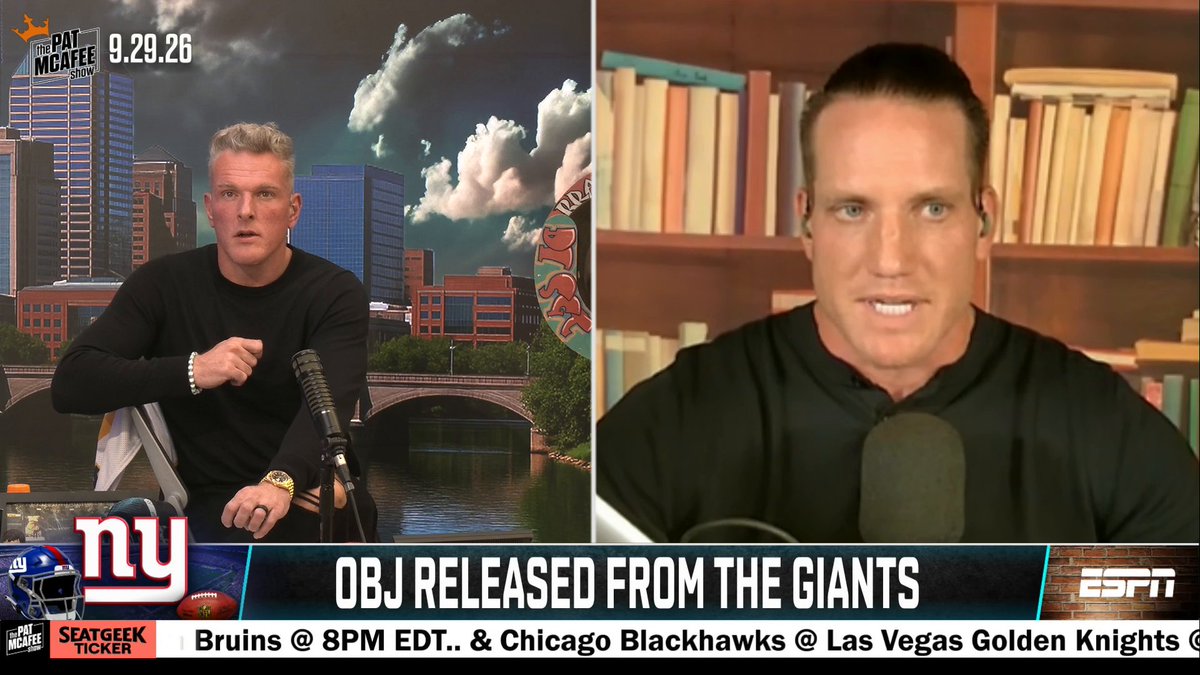 The crew reacts to the Giants releasing Odell Beckham Jr. on the Pat McAfee What does the future hold for OBJ? 🤔