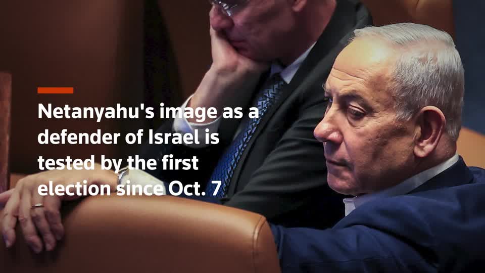 Prime Minister Benjamin Netanyahu is using the same campaign playbook that has served him for decades as he tries to retain power in an election next month, presenting himself as the only person who can keep Israelis safe in a hostile region