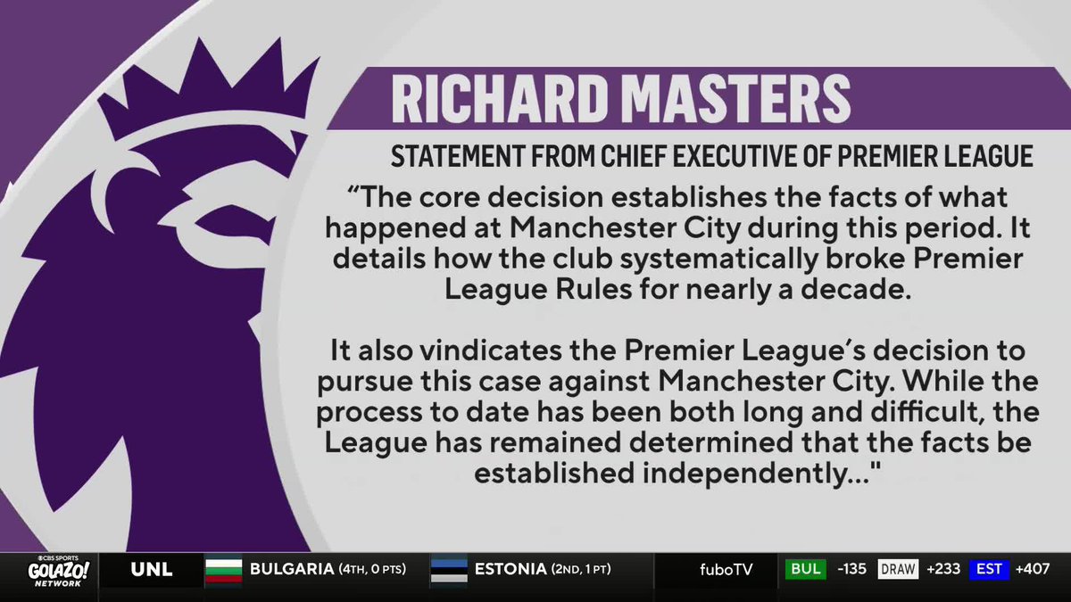 Manchester City has been found guilty of all charges related to serious breaches of Premier League financial rules. Premier League financial football correspondent and professor at University of Liverpool Kieran Maguire reacts to the breaking news ⬇️