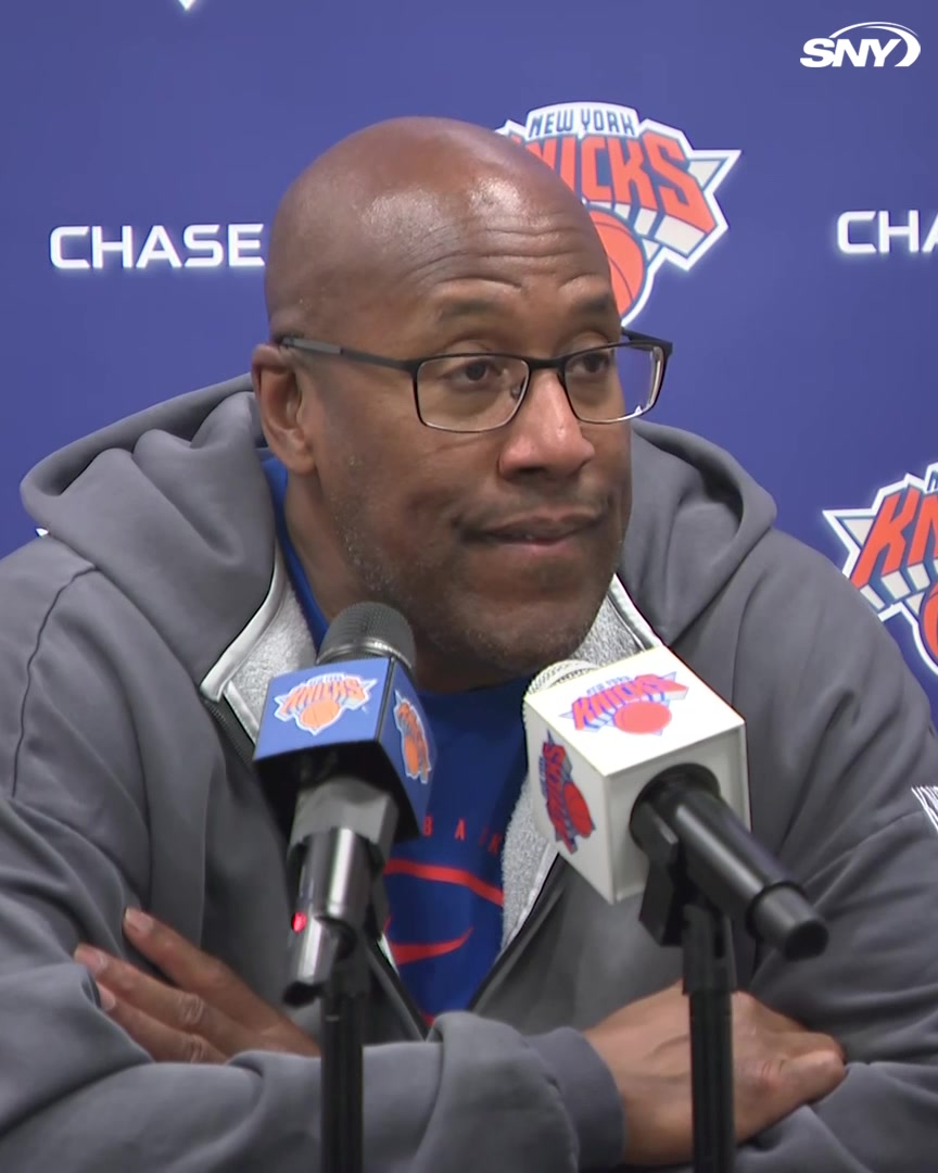 Mike Brown says the Knicks are still "internally discussing" a White House visit: "Whatever we decide to do, we'll all do together"