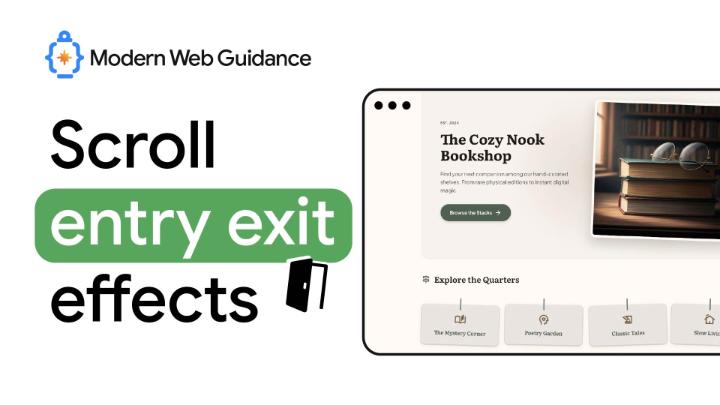 Teach your coding agent to write scroll-driven animations with Modern Web Guidance → See how Modern Web Guidance helps your coding agent build resilient scroll animations that won't break on different screen sizes.
