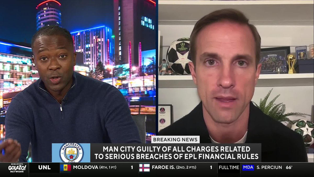 “This is probably bigger than football.” European football expert Julien Laurens reacts to confirmation that Manchester City has been found guilty of all charges related to serious breaches of Premier League financial rules.