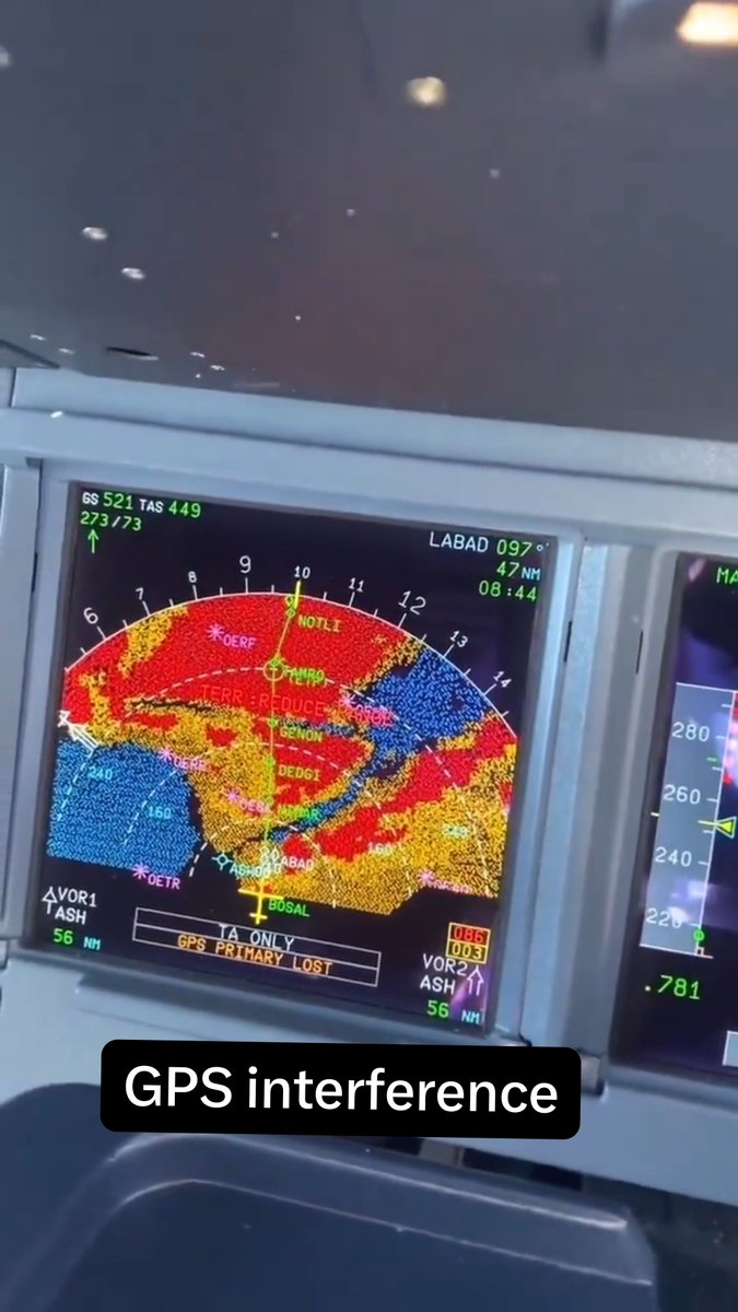 Pull up. At 37,000 feet. That’s the warning... . Terrain ahead. Pull up. There’s no mountain up there. Just cruise. This has been going on more than a year. Plane comes in. GPS 1 fault. GPS 2 fault. ADS-B also. Sometimes the other 1 and 2 faults with it. We reset the MMR. We reset the INR. It comes good. Next time it flies through the same kind of place, same write-up again. GPS interference is still out there in a lot of areas. When the jet hits it, the LRU get junk data. EGPWS uses that data. So it shouts terrain when you’re in the high 30s. From my side it’s just reset, sign, wait for the next one...
