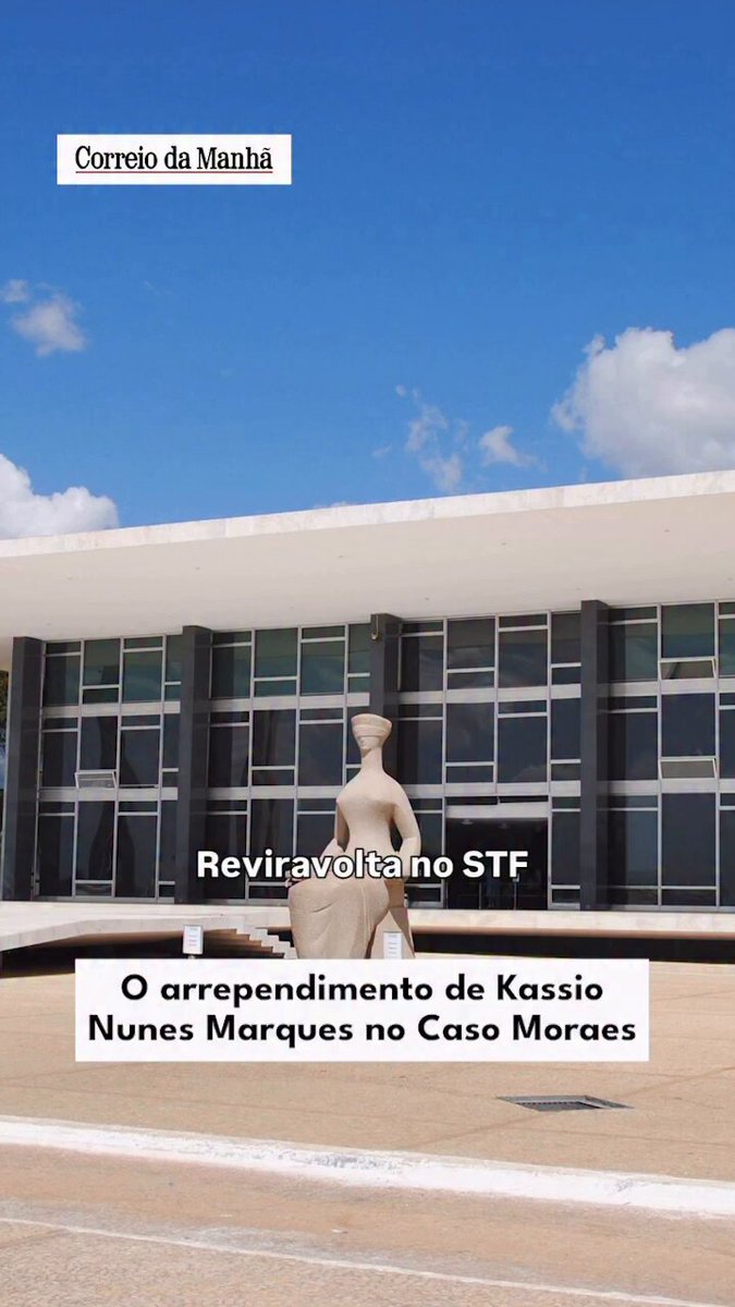 O ministro Kassio Nunes Marques revelou arrependimento no STF após se declarar impedido de julgar Alexandre de Moraes. Um novo capítulo se desenha na Corte. “Kassio Nunes Marque sinalizou interlocutores que se arrependeu de ceder a pressão interna lá na corte e ter se declarado impedido de julgar Alexandre de Moraes, com isso um tiro de Flávio Dino pode sair pela culatra e agravar a situação de Moraes.”