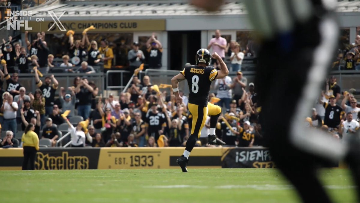 Aaron and Joe put on a show, but the @Steelers defense called game 💥 Week 3 Mic'd Up on X @InsideTheNFL