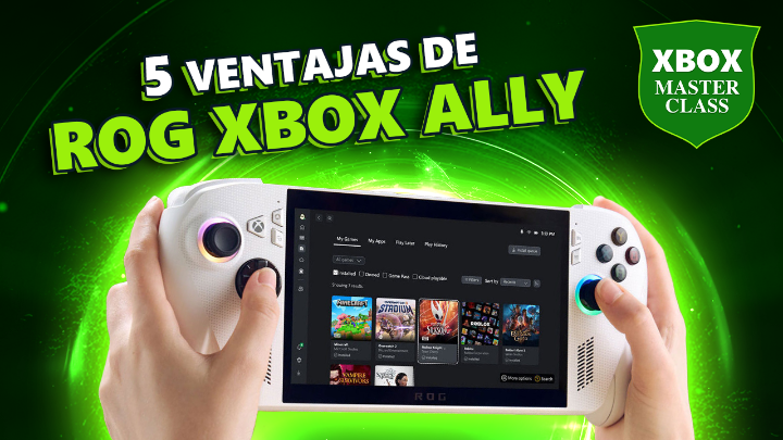 Con estos consejos de Fran de 3BTech lograrás exprimir tu ROG XBOX ALLY al máximo para jugar tu biblioteca de XBOX en cualquier lugar sin perder tu progreso.