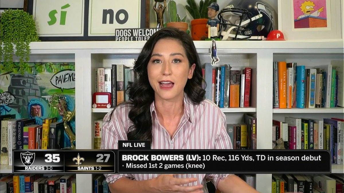 "[Brock Bowers is] being used like prime Travis Kelce right now." Mina Kimes loves what she's seeing from Brock Bowers in the Raiders' offense ✍️
