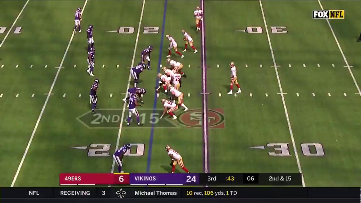 league letting Purdy get his hands on this demon #ThanksMNFL