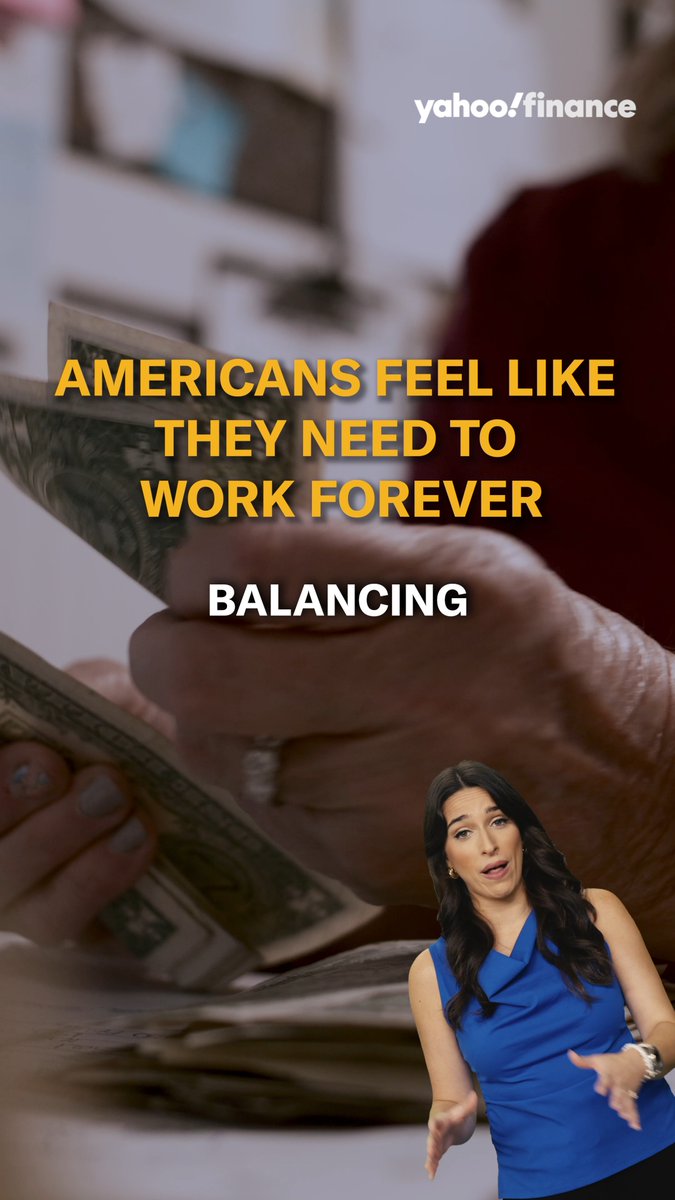 Inflation is leaving Americans feeling like they're going to have to work forever. 😩