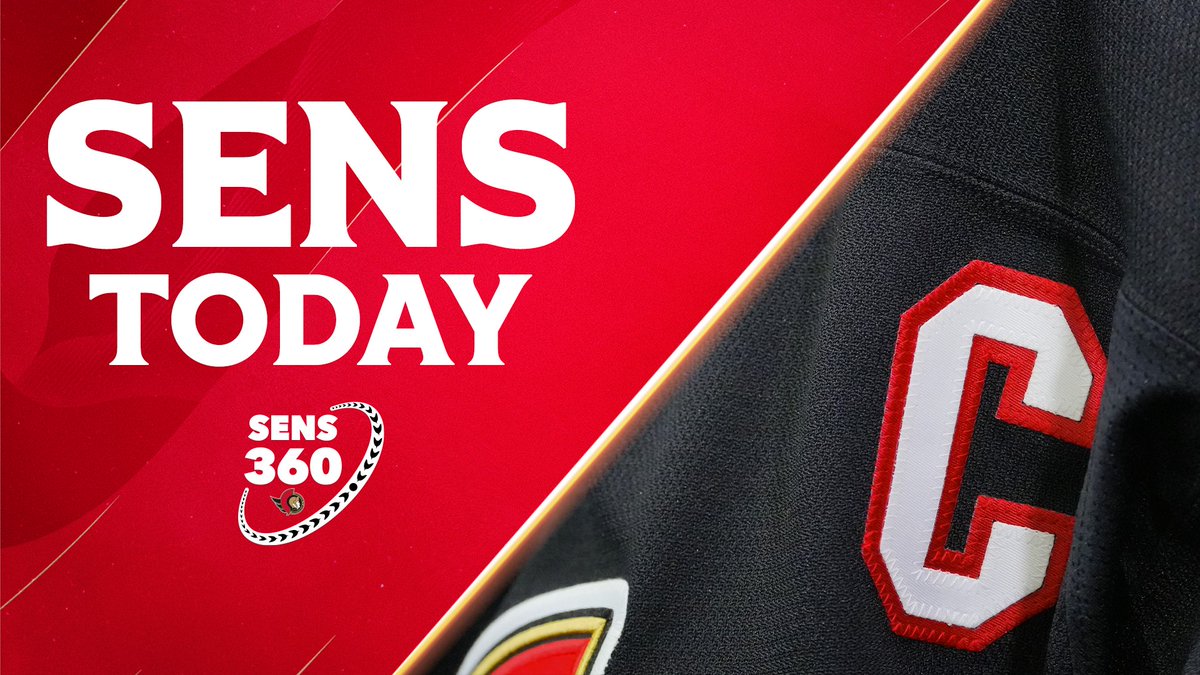 An exciting day in #Sens history with Thomas Chabot being named the 11th captain in franchise history. Jackson Starr has the story on all that and more in Sens Today 📺