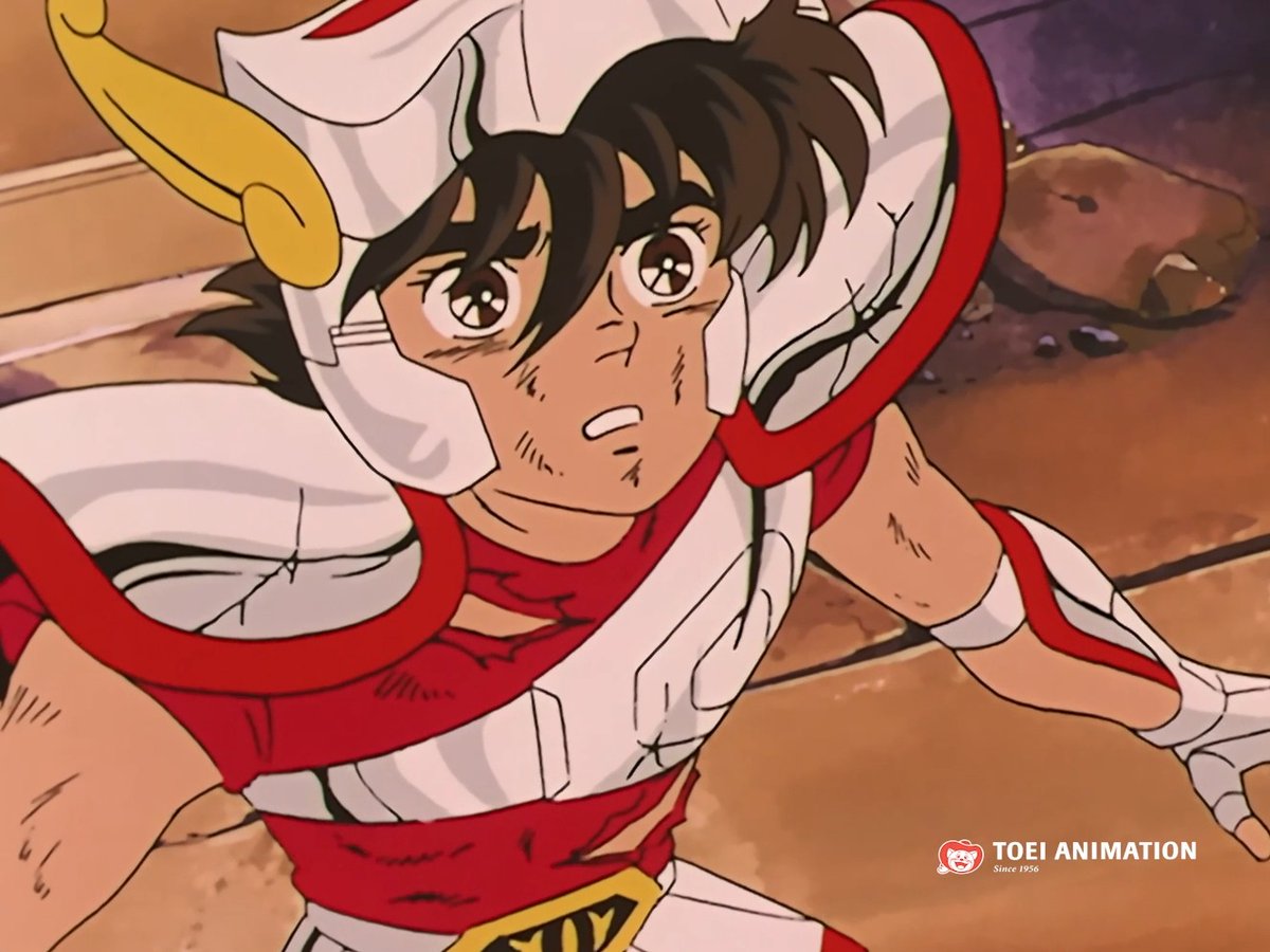 ¡Pegaso contra Leo! 💥 Los encuentros entre Seiya y Aioria llevan el cosmos al límite. ¿Cuál de ellos es tu Caballero favorito? #LosCaballerosdelZodiaco #SaintSeiya