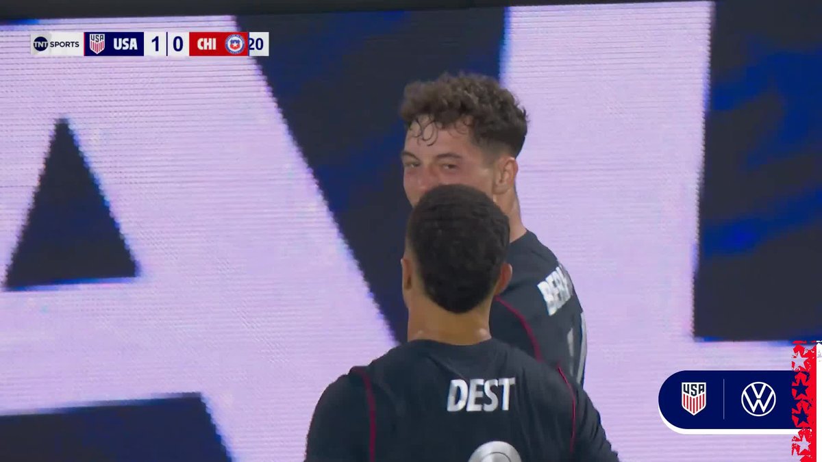 The run from Dest. The dummy from Hall. The finish from Berhalter! #USMNT x Volkswagen