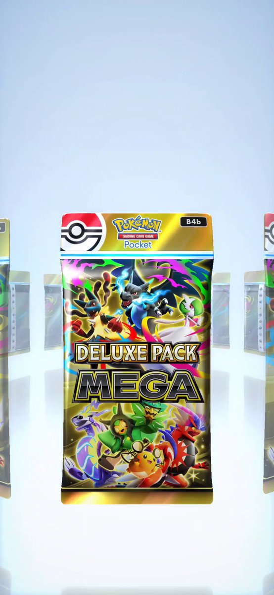 Chase awesome new alternative artwork while you finish up your B Series collection with a guaranteed Pokémon ex in every pack 🖼️ ✨ The latest #PokemonTCGPocket expansion, #DeluxePackMega, is now available!