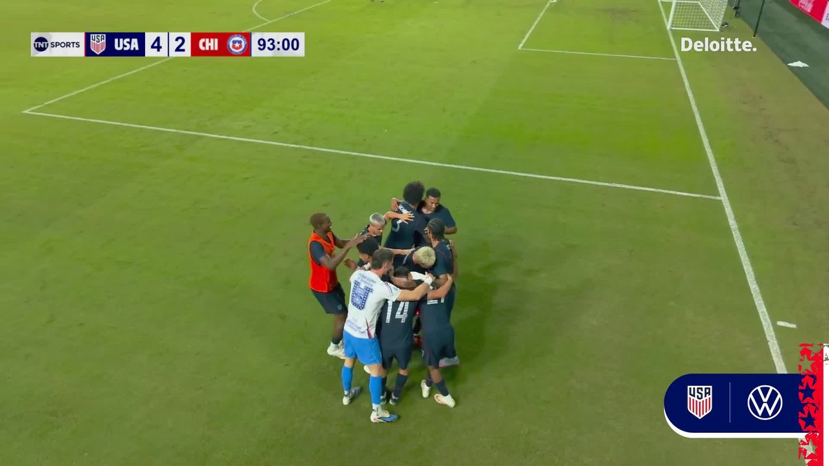 BAR DOWN AND IN FOR MATHIS ALBERT! 💥 #USMNT x Volkswagen