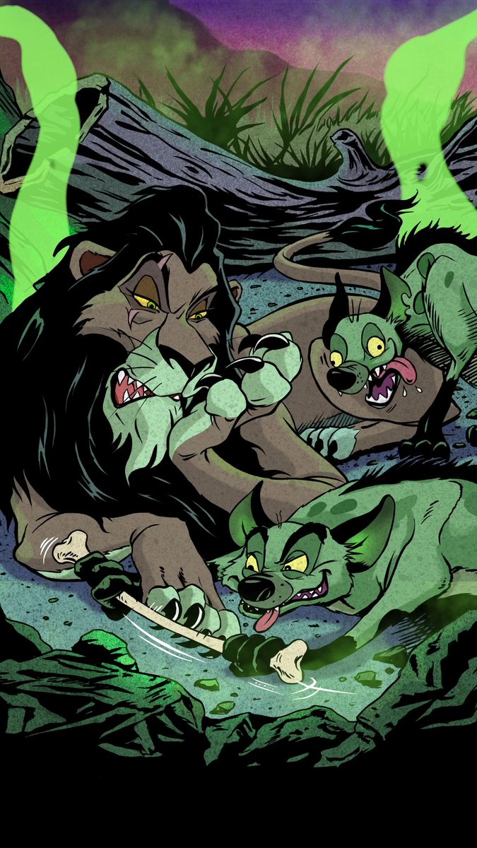 王国の影で、静かに燃える野心🦁🔥 ⠀ ハイエナたちを従え、狙うのは――王座👑 孤高で冷酷な裏切り者🐾 ⠀ #ディズニーヴィランズ #スカー