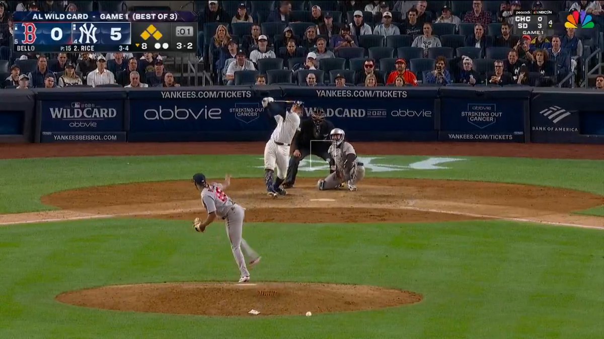¡BEN RICE, GRAND SLAM EN YANKEE STADIUM!