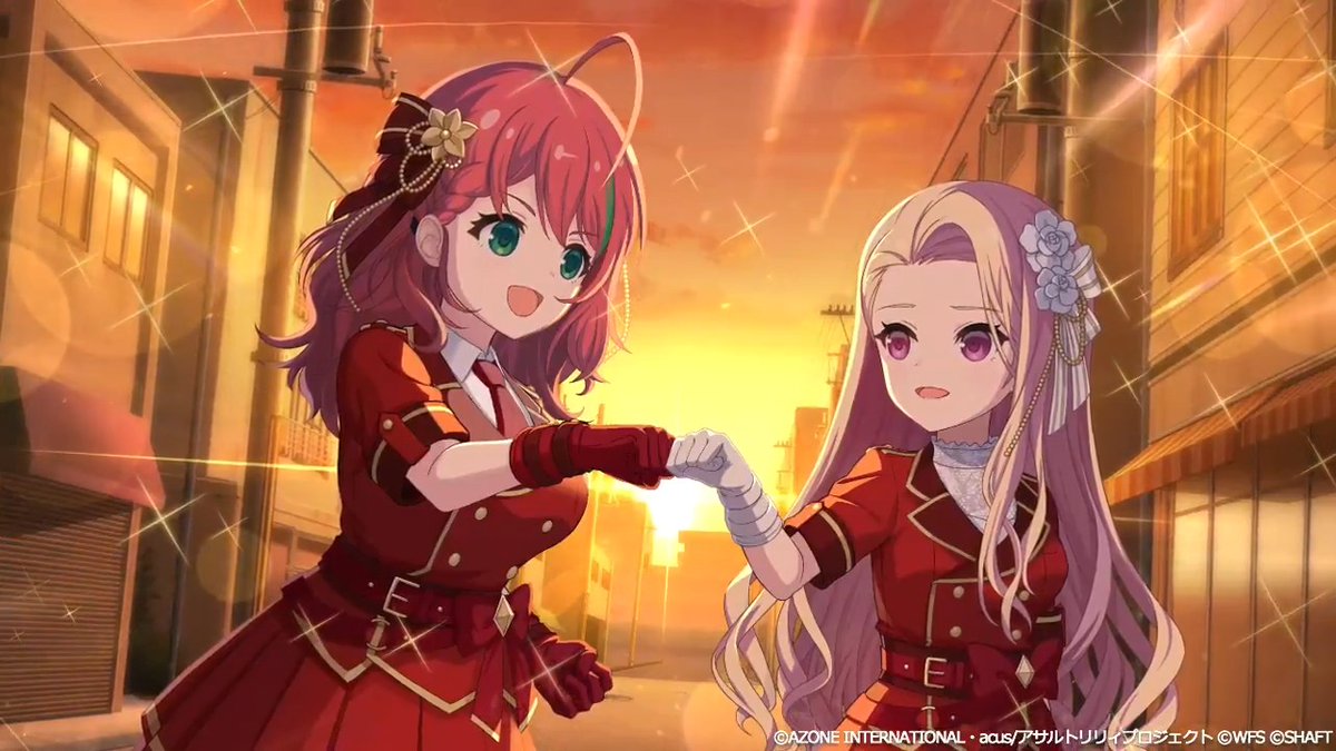 【「継承のプリズムパレット」 新★5メモリア紹介🌈】 『とーぜんの結果!』(1/2) #澁川智英 の衣装付メモリア登場!妨害メモリア✨️ レギオンマッチスキルは、敵1~4体のATKと火属性攻撃力・水属性攻撃力を特大ダウンさせる✨️ #ラスバレ #アサルトリリィ