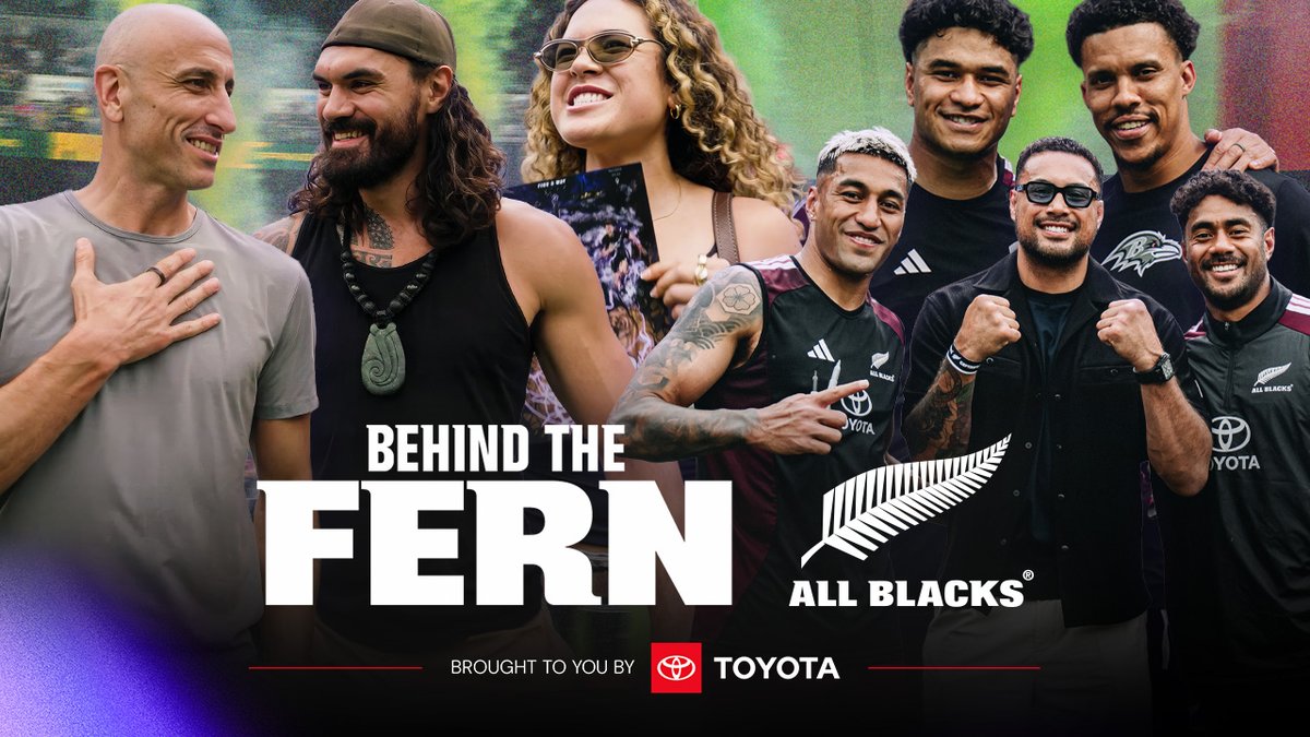 That wraps up the Behind the Fern series from our time in South Africa and the US. Watch our final episode now, before we head into camp for the 2026 Bledisloe Cup and do it all over again. Thanks to Toyota for helping us give our people a behind-the-scenes insight on how the All Blacks prepare for battle 🙏🏽 📺