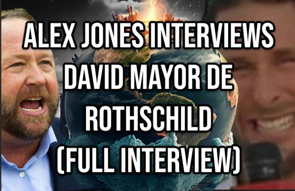 Alex Jones Interviews David Mayor de Rothschild (FULL Global Warming Debate - 2007)
