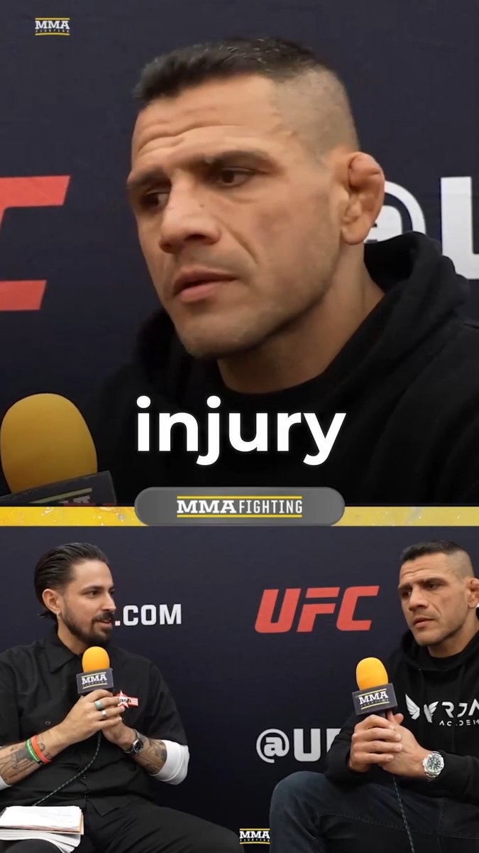Rafael dos Anjos admits it "sucked" watching Conor McGregor injure his ACL against Max Holloway: "I don't like the guy, but I don't wish bad on nobody. What I went through, I don't wish on nobody. He could come back, but he's got to want it." (🎥: José Youngs)