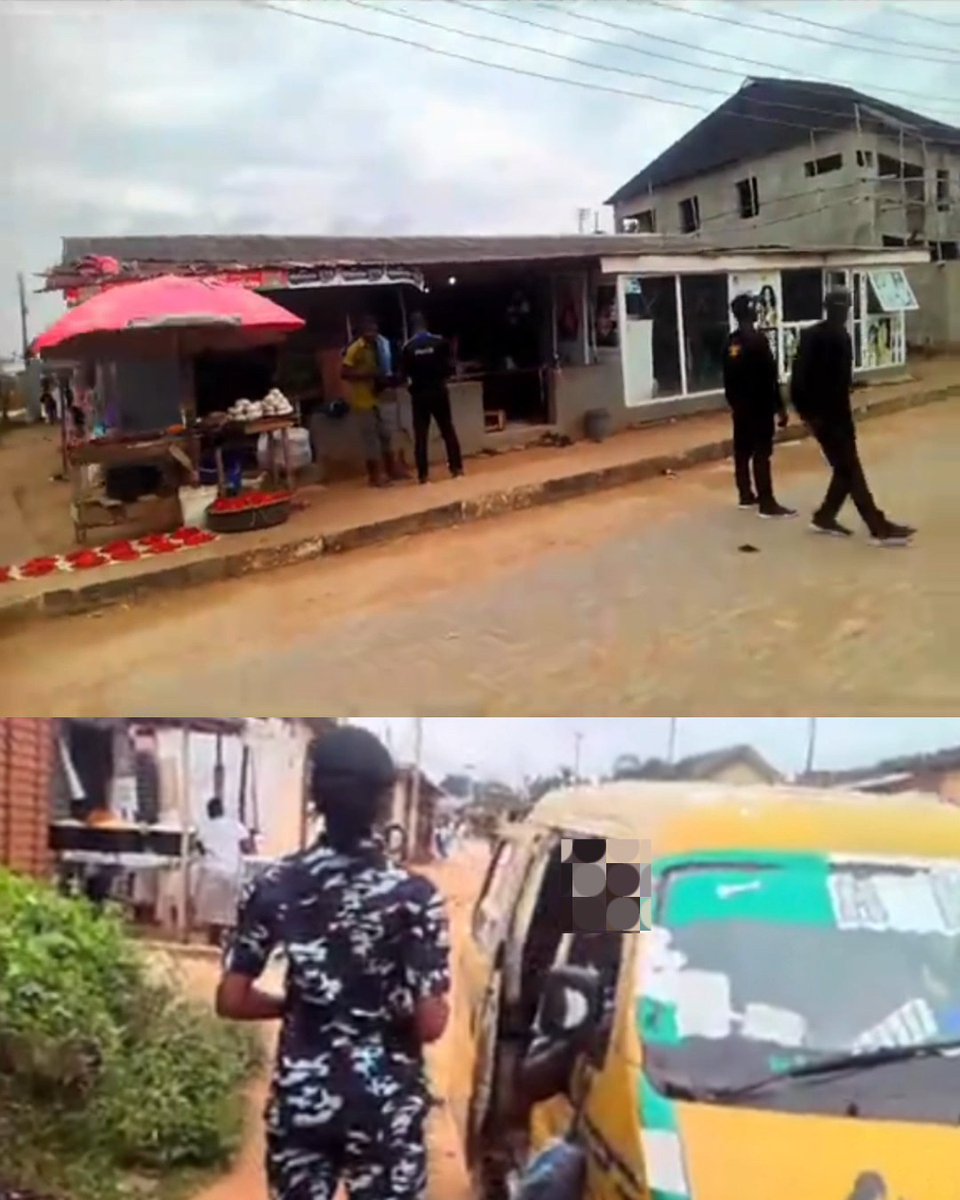 Moment a man confrønted a Nigeria Police officer at a checkpoint after the officer extørted a bike man who was carrying him, insisting that the money collected from the bike man must be returned.