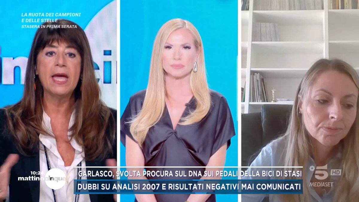 #Garlasco, Grazia Longo sui pedali della bici: "Che non c'era DNA non è vero, un test è risultato positivo" #Mattino5 è in diretta su #Canale5 e in streaming su Mediaset Infinity