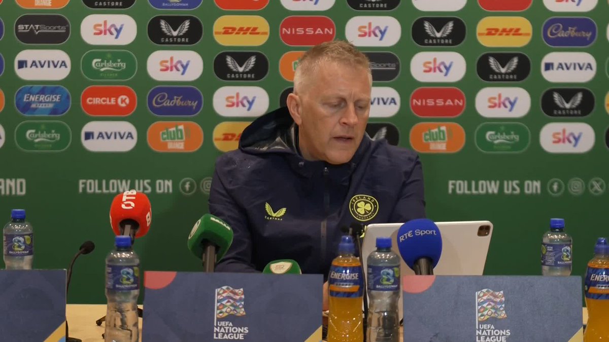 'He is one of the persons I admire the most in the world at the moment' Heimir Hallgrimsson praises Finn Azaz after a tough few days for the Ireland midfielder, who has Israeli heritage on his mother's side #rtesport