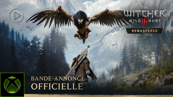 Vivez le voyage légendaire de Geralt dans une nouvelle mise à jour remastérisée ! ⚔️ The Witcher 3: Wild Hunt Remastered est disponible maintenant :