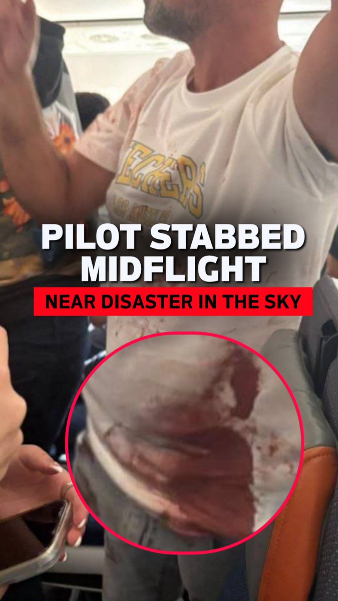 A Flydubai flight to Tel Aviv sent out the international hijack signal mid-air after a violent cockpit incident, triggering a security scramble and fighter jets. Flight FZ1073 first squawked 7700, the general emergency code, then switched to 7500, the code for unlawful interference or a suspected hijacking. Then came the plunge. The Boeing 737 dropped roughly 17,400 feet in just over two minutes, as panic spread through the cabin. Passengers reported screams, blood and a severely injured pilot. Passenger accounts say a violent struggle erupted in the cockpit, with one pilot allegedly stabbing the other. Passengers and crew members reportedly rushed forward and helped restrain the attacker. The aircraft eventually diverted to Tabuk, Saudi Arabia, where both pilots were taken to hospital. The incident initially raised fears of a hijacking and prompted an Israeli military response, though officials later said the 7500 alert appeared to have been triggered during the cockpit altercation. The circumstances remain under investigation.