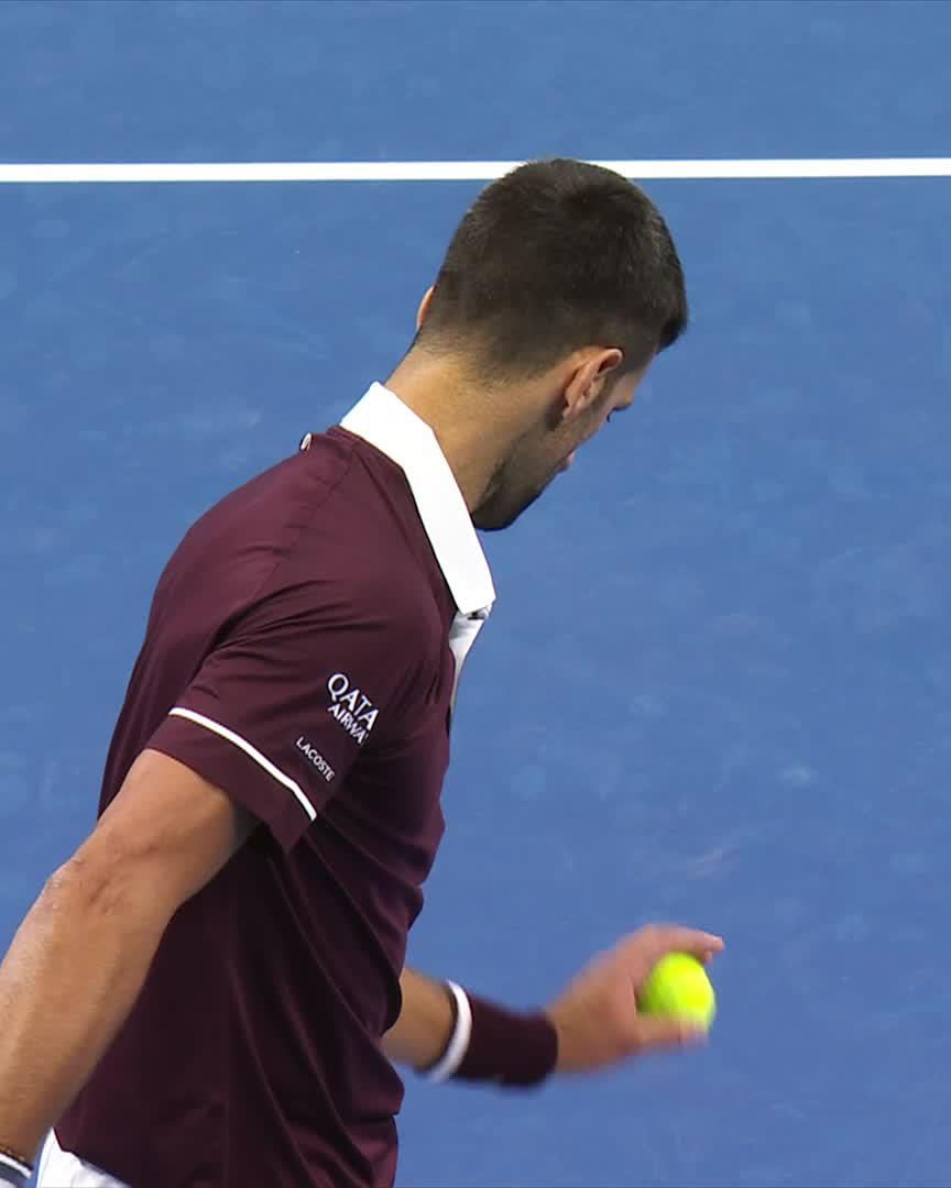 Up and over ⬆️ Novak Djokovic #ChinaOpen