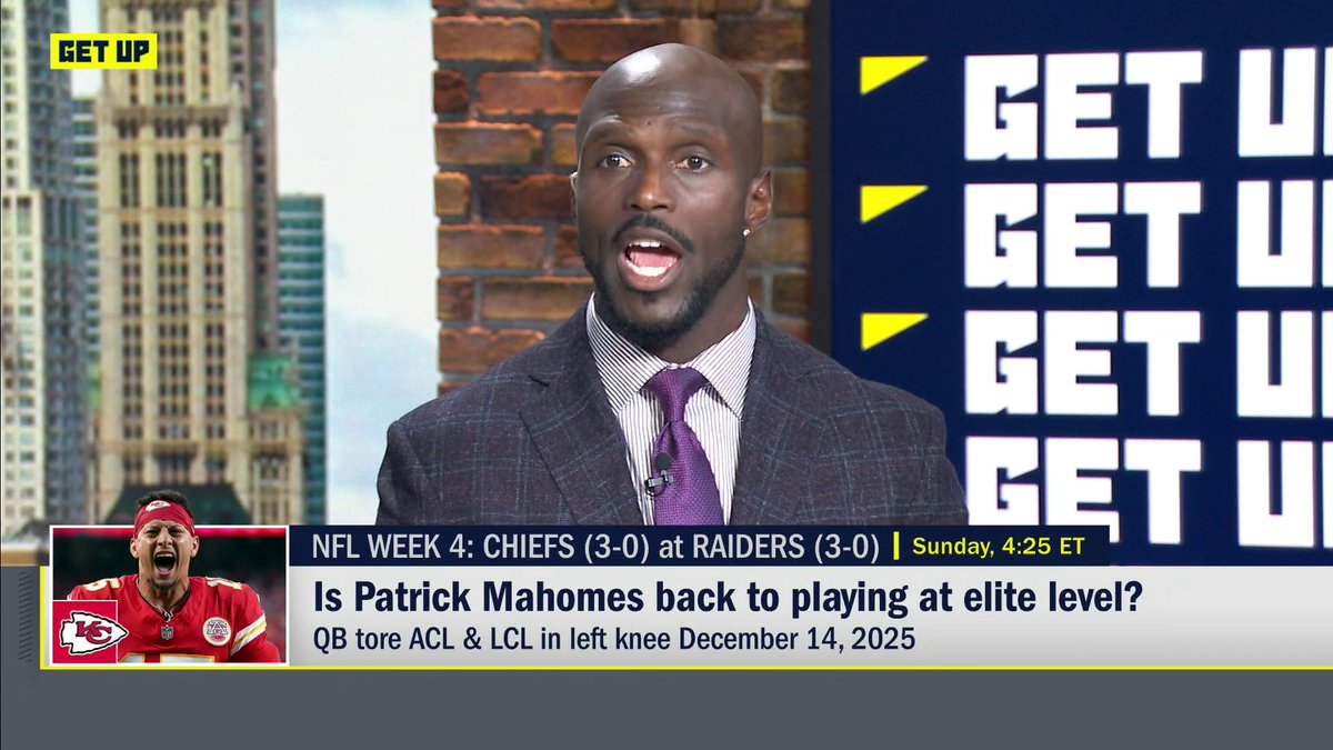 “I don’t think it’s been … [2018] level of Mahomes yet, but it shouldn’t be.” —Jason McCourty on Patrick Mahomes' return from injury 🏈