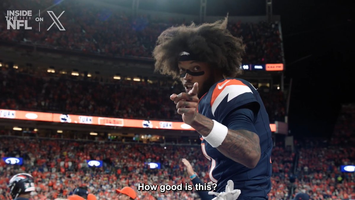 .Troy franklin 👌🏽 knew the Denver Broncos defense would finish it 💪