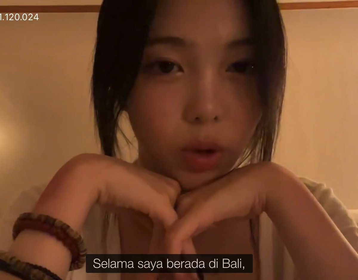 🫛 : Selama di Bali, karena makanannya sangat enak sampai saya tidak ingat rasa makanan Korea 😭😭 kamu mau WNI aja gak soalnya kalau udah kena cita rasa Indonesia biasanya nagih ampe terus menerus