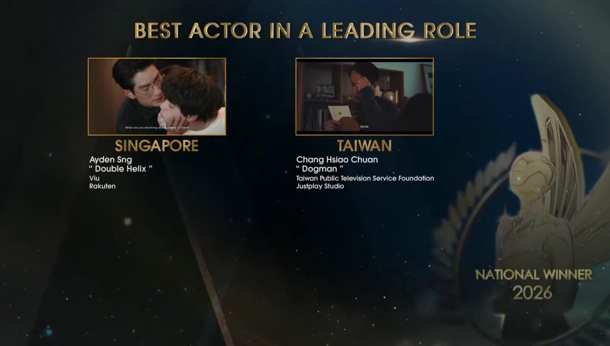 🏆 Asian Academy Creative Awards 2026 The Asian Academy Creative Awards (AACA) is one of the major awards platforms recognizing excellence in television, streaming, and digital content across the Asia-Pacific region. Each year, National Winners are selected to represent their respective countries at the Grand Awards in Singapore. This year, Gemini Norawit is representing Thailand as the National Winner in two categories: 🏆 Best Actor in a Leading Role - Ticket to Heaven 🏆 Best Theme Song or Title Theme / “Heavenly” by Gemini Norawit & Fourth Nattawat, Ticket to Heaven Congratulations to Gemini and the entire Ticket to Heaven team! 🇹🇭✨ From AACA: "Gemini Norawit Titicharoenrak, 'Ticket to Heaven' is his ticket to December's Gala Awards, and maybe even his ticket to a Golden Goddess, thanks to his standout performance in this forbidden love romantic drama. 11 outstanding actors, and some tough decisions coming up for the international members of jury in the lead-up to December's grand finale." #Gemini_NT #เจมีไนน์ Geminint_Family Please remember that this is not a nomination. Gemini has already won the Thailand National Winner title in this category. 🇹🇭🏆