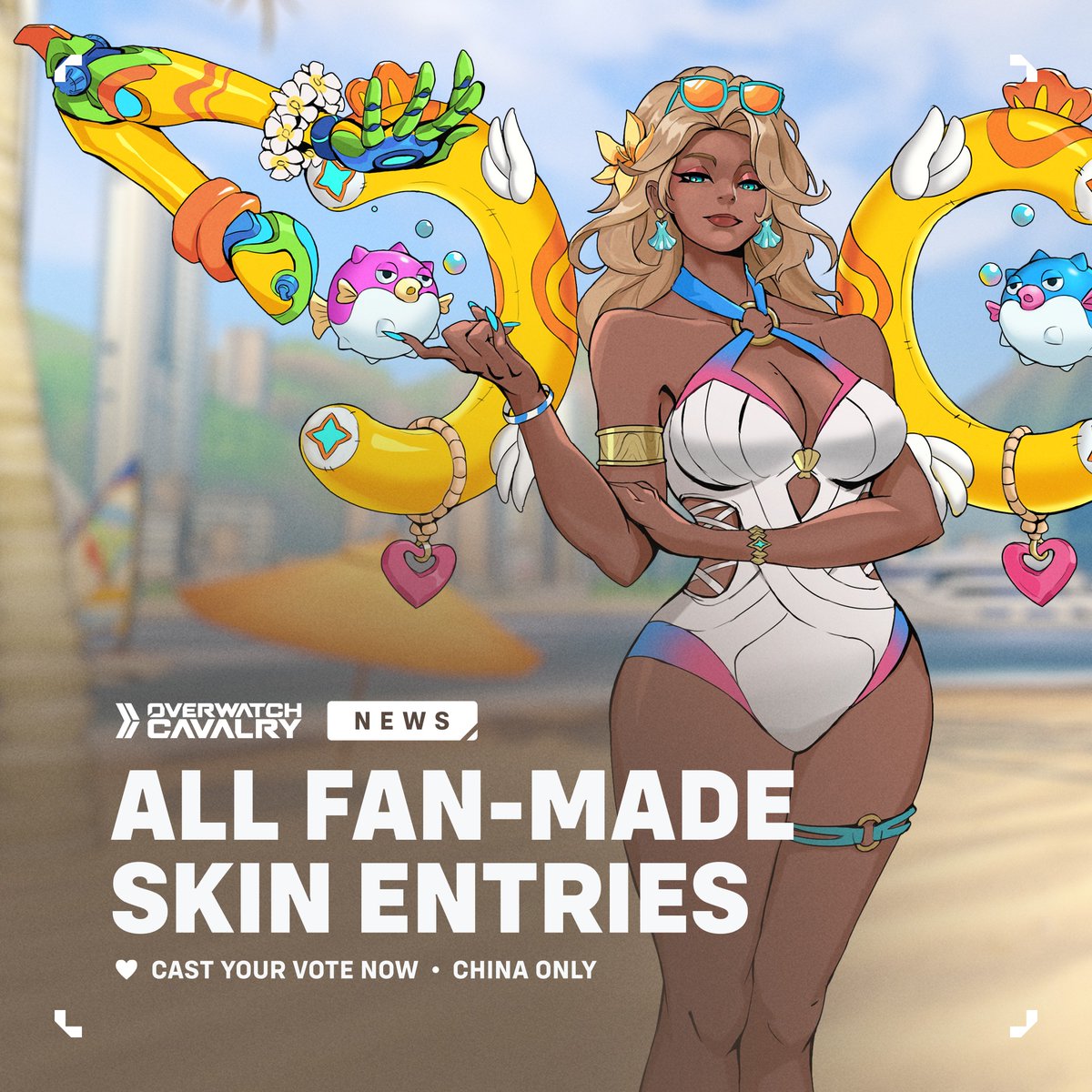 All Fan-Made Skin Entries in #Overwatch 🎨 Players in China can now cast their votes, with the top designs potentially being added to the game in a future update! Which skin is your favorite? 🗳️